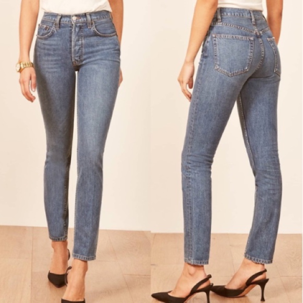 Reformation Melissa High And Skinny Jeans